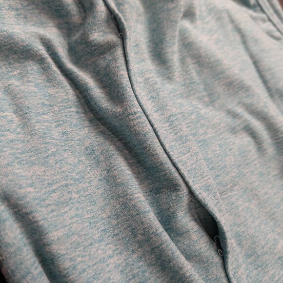 Danskin Women's Reverie Shorts Blue Ocean Heather, Size Small, Side Pockets - Picture 8 of 10